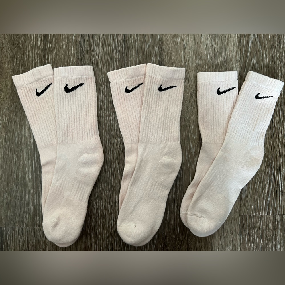Nike Light Tan/Cream Cushion Crew Socks - Picture 2 of 3